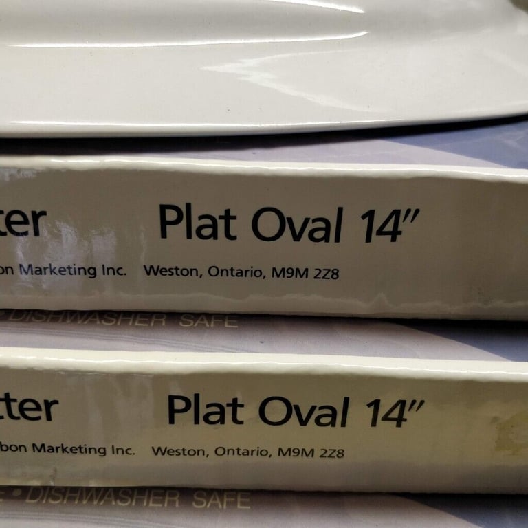 4 x New PRESTIGE Oval Platters Plates