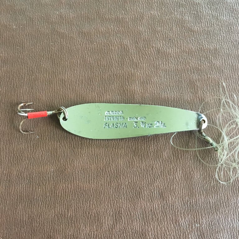 	Vintage Intrepid, England 'Flasha 3' ¾oz 21g lure. £4 ovno. Happy to post.