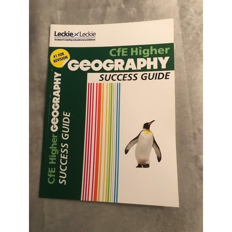 BRAND NEW: Leckie Leckie SQA higher geography study guides