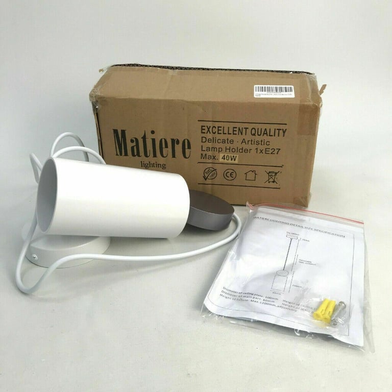 MATIERE DELICATE ARTISTIC LAMP HOLDERs E27 40W MAX MODERN CEILING PENDANT LIGHT*