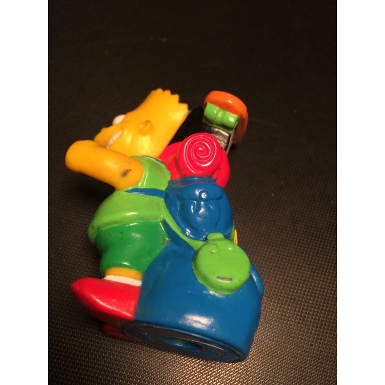 Vintage 1990 McDonalds 3” Bart Simpson camping figure 