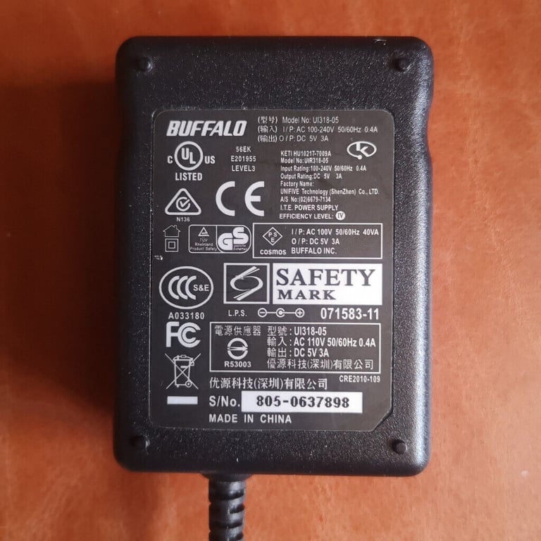 image for Buffalo power supply 5VDC 3A