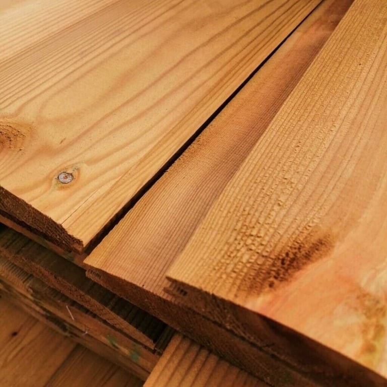 Log Lap Cladding 25mm x 125mm (19 x 110 fin) 4.8m 