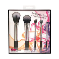 image for Real Techniques Nic's Picks 5x Piece Metallic Silver Brush Set - Limited Edition
