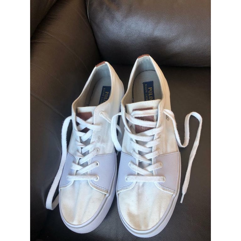 Ralph Lauren canvas trainers