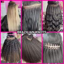 HAIR EXTENSION /BRAZILIAN KNOTS /LA WEAVE WEAVE MICRO/NANO RING/TAPE-IN