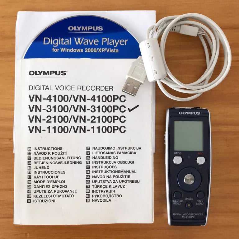 dikte D.w.z binding Digital voice recorder, Olympus VN-3100PC | in Aylesbury, Buckinghamshire |  Gumtree