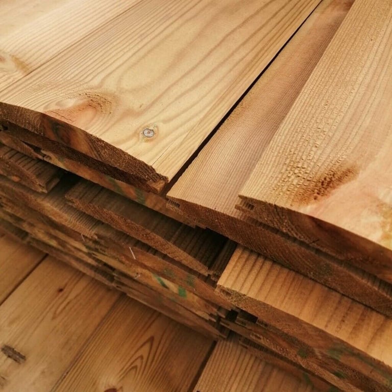 Log Lap Cladding 25mm x 125mm (19 x 110 fin) 4.8m 