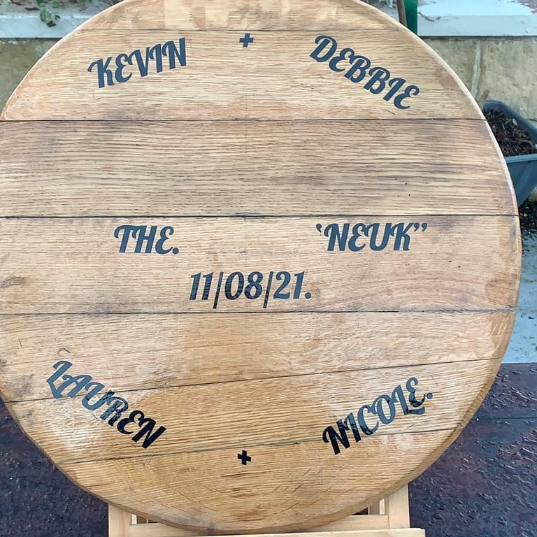 Whisky barrel and lids
