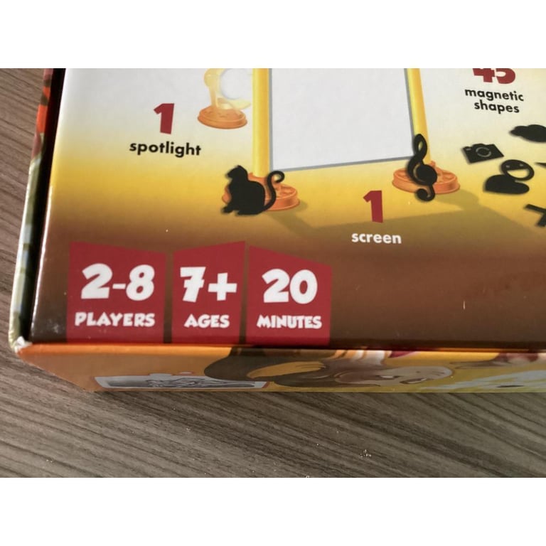 Picture Show Shadow Charades Family Fun game - new 