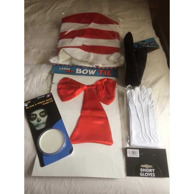 image for New Dress up cat in the hat 5 piece accessories with free white makeup 