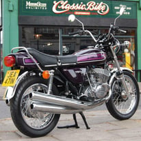 1975 Kawasaki H2C 750 Triple Classic Vintage Rare UK Bike With Long R / Mudguard