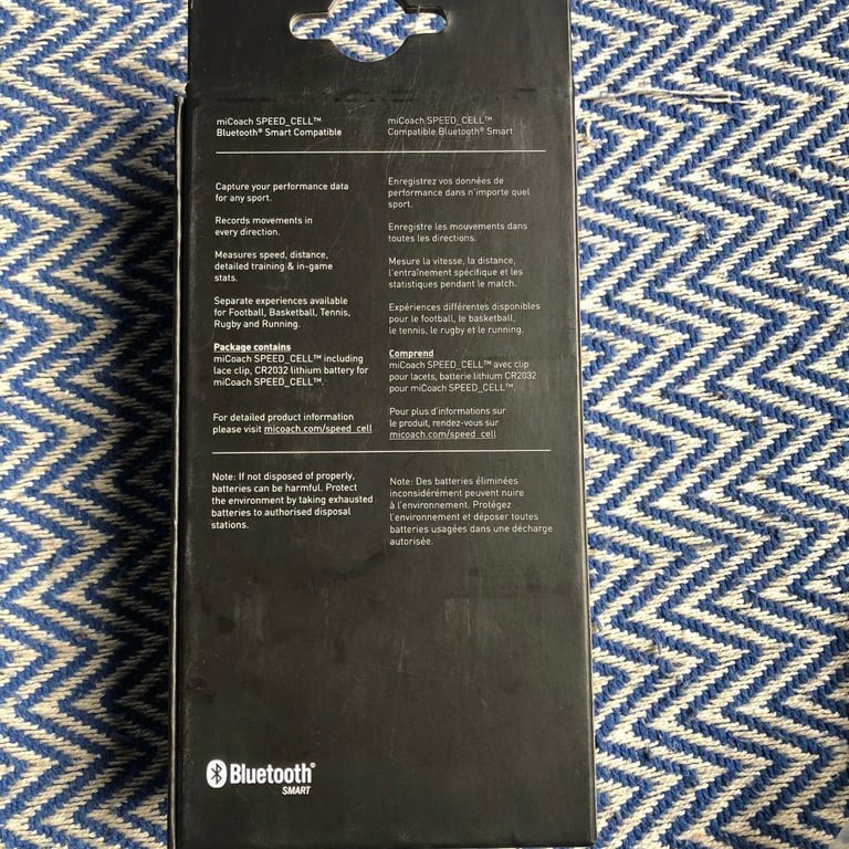 Football Boot Tracker - Adidas Bluetooth Speed Cell MiCoach - Brand new 