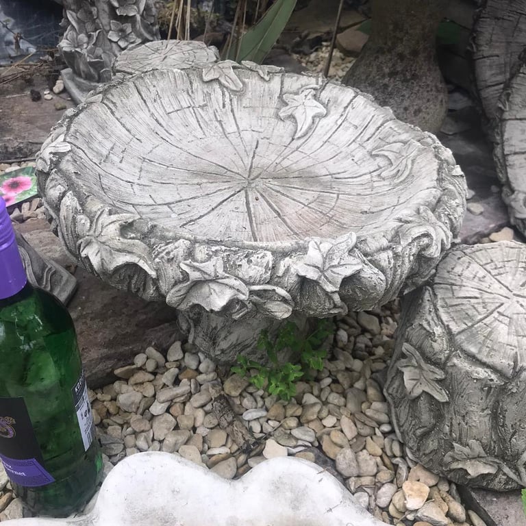 Sleeping puppy garden statue