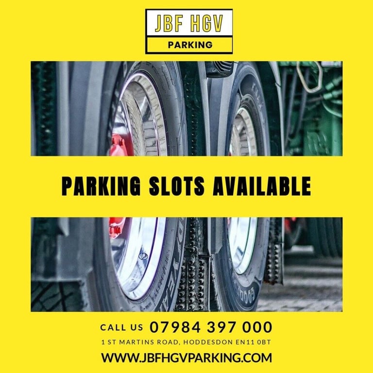 JBF Storage HGV Parking & Operator Licences - Hoddesdon  M25