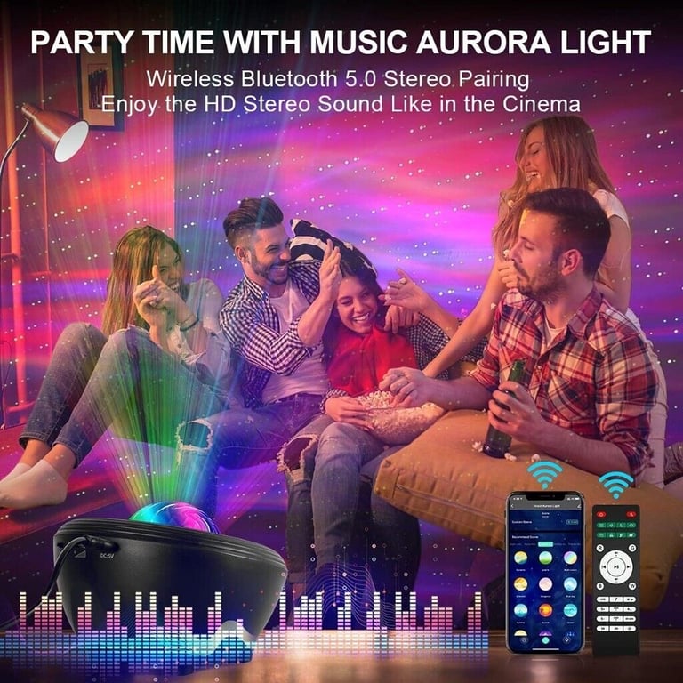 Star Projector Night Lights/ Autism Sensory Lights App & Alexa Control