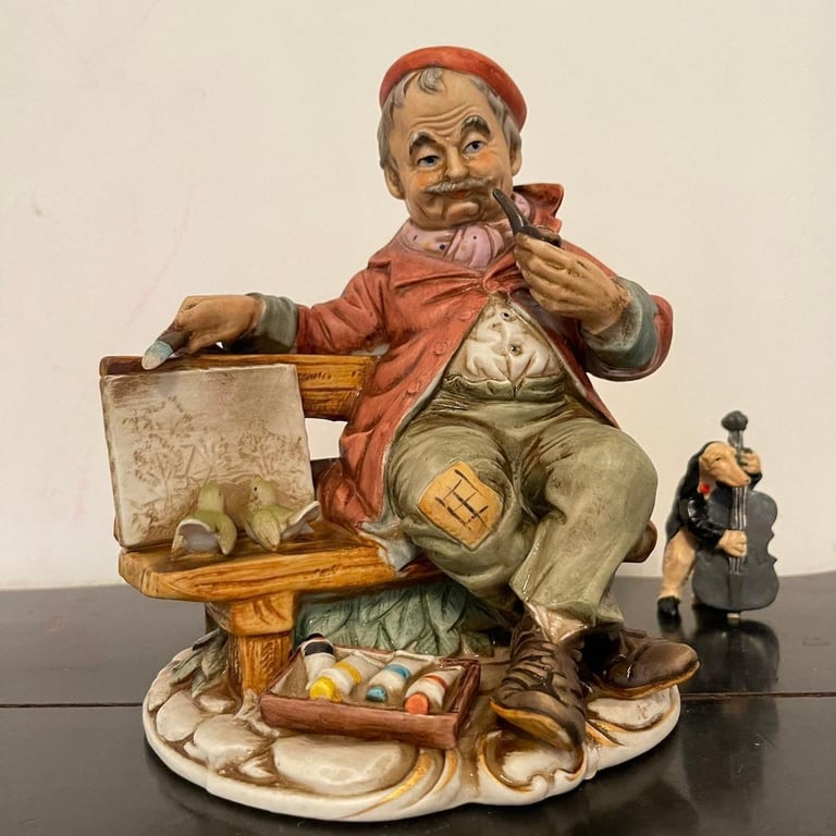 image for ROYAL MERIDIAN HANDGEMALT NORITAKE PORCELAIN STATUETTE FIGURINE MAN 