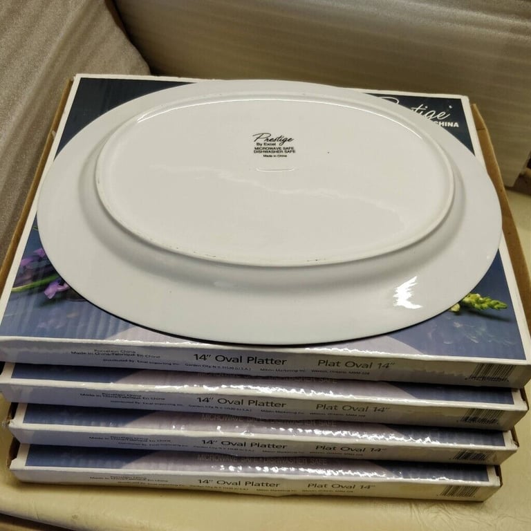 4 x New PRESTIGE Oval Platters Plates