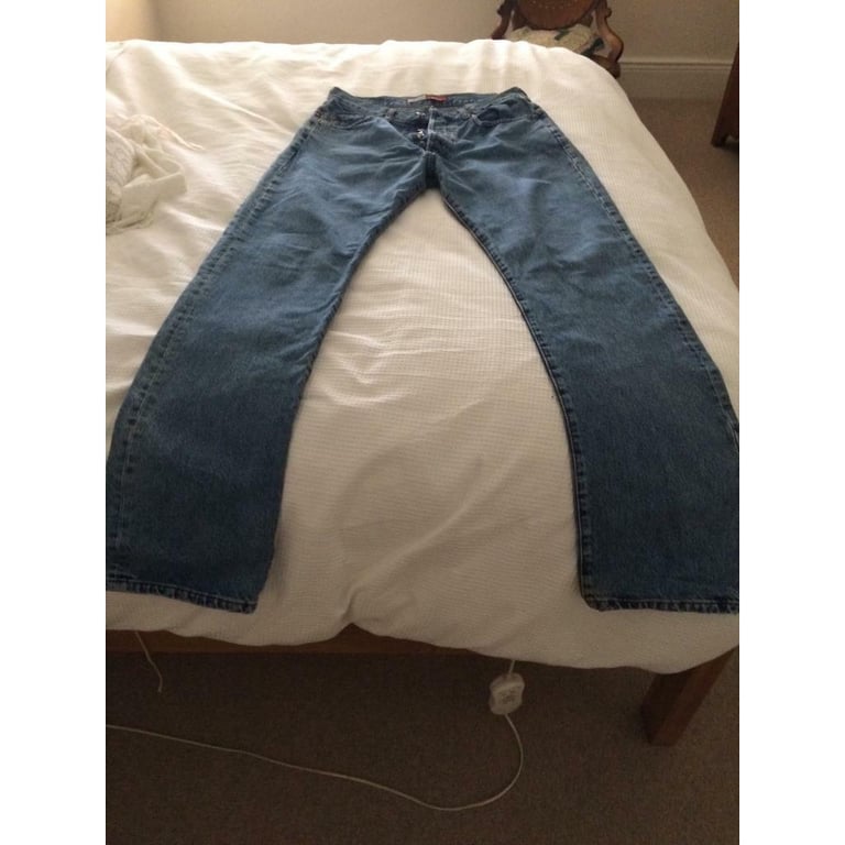 image for Liberto Cody size 34 waist leg 36 blue jeans 
