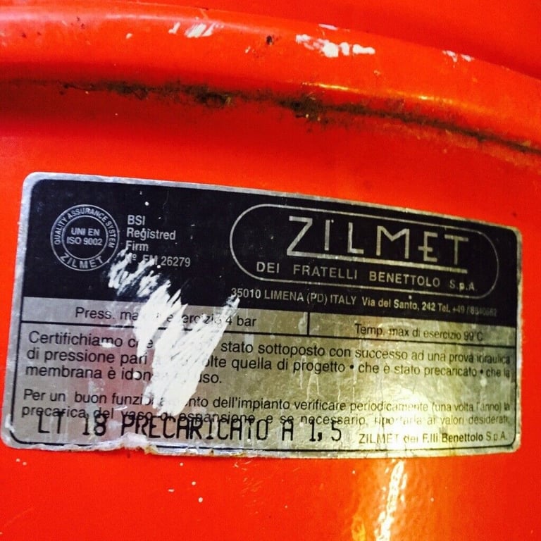 Expansion Vessel with Filling Loop used £25