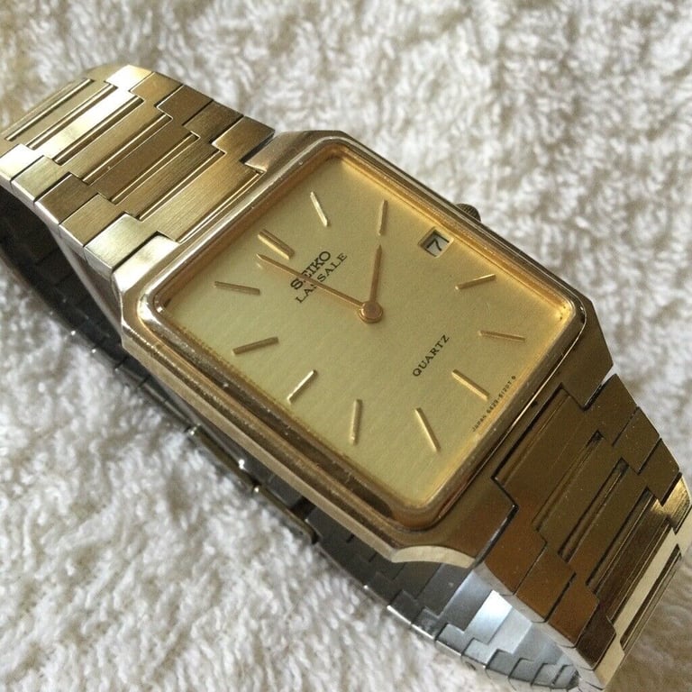 Seiko Lassale - Very Rare Super Slim, Thin, Gent's Watch : Gold finish :  Model No. 6429-5069 | in Southside, Glasgow | Gumtree