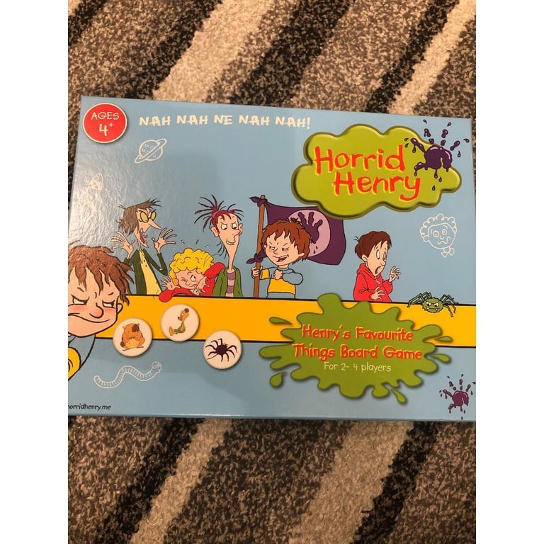 Horrid Henry’s favourite things board game