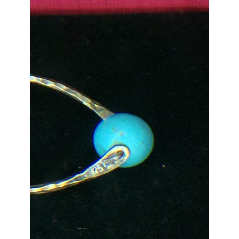 Silver earrings
