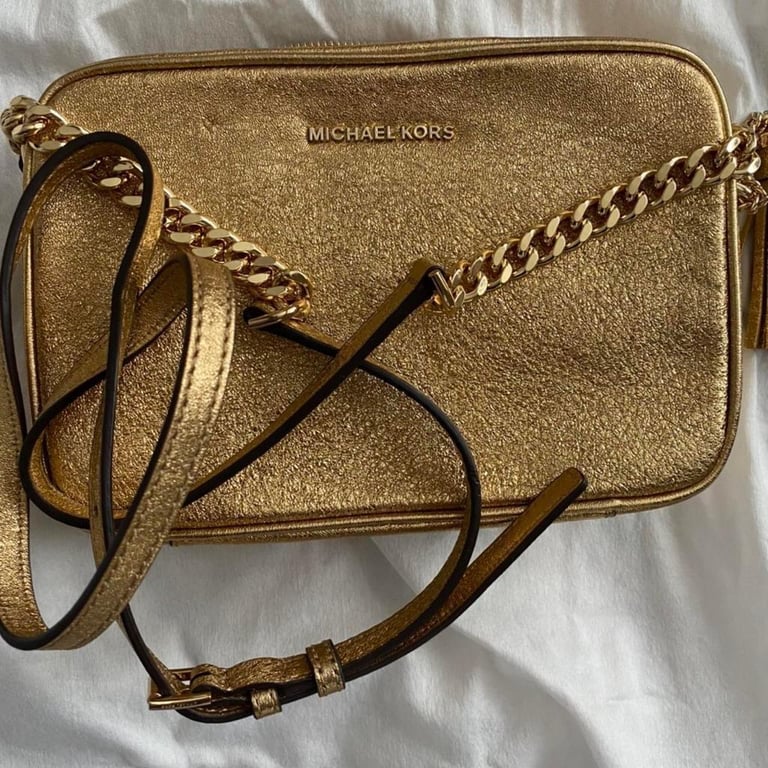 image for Micheal kora gold shoulder long strap bag