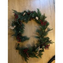 3x Christmas decorations garlands