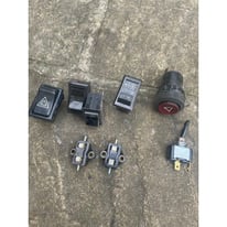 Selection of light switches for vehicles