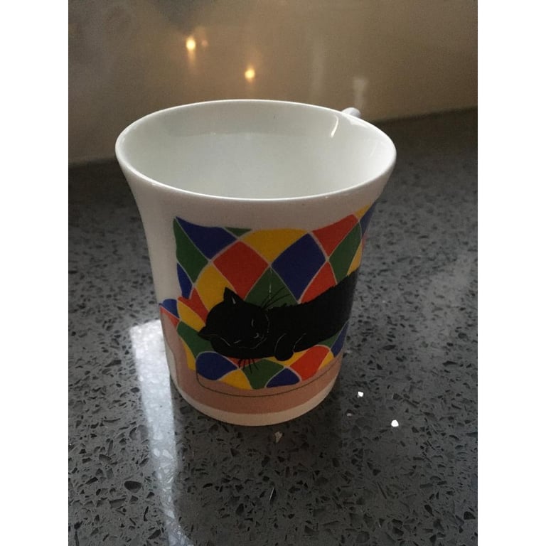 Bone China Mug with Cat