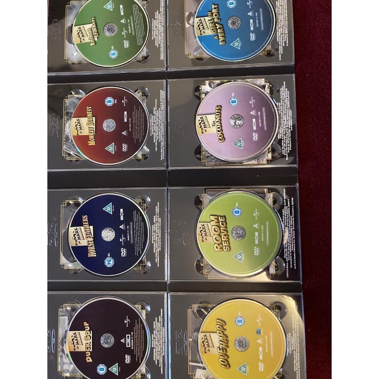 *MINT CONDITION*THE MARX BROTHERS COLLECTION 8 MOVIE COLLECTION 