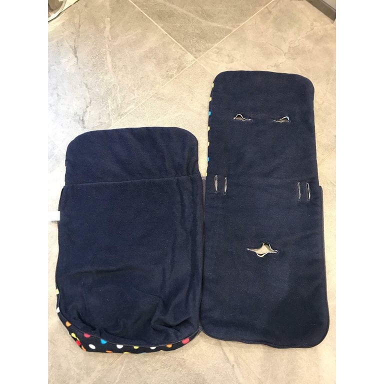 John Lewis polka dot foot muff