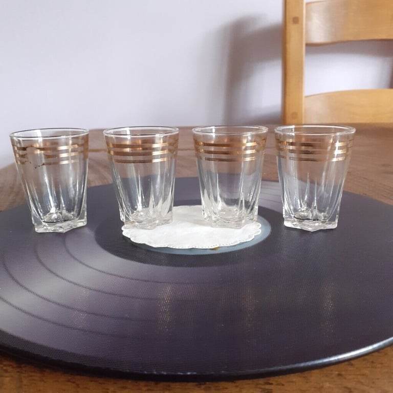 4 Shot or Sherry Glasses 