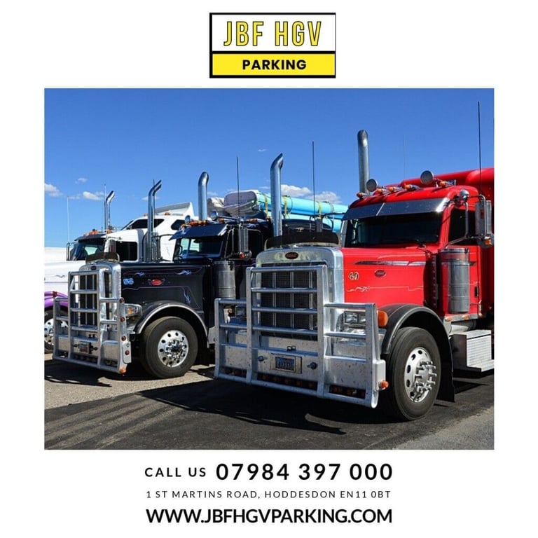 JBF Storage HGV Parking & Operator Licences - Hoddesdon  M25