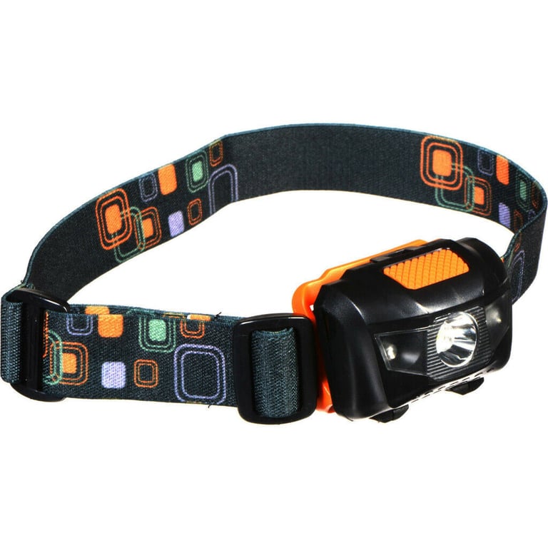 5 x SHINING BUDDY LATEST HALO FACED LED HEAD LAMP RED & WHITE LIGHT BLACK ORANGE