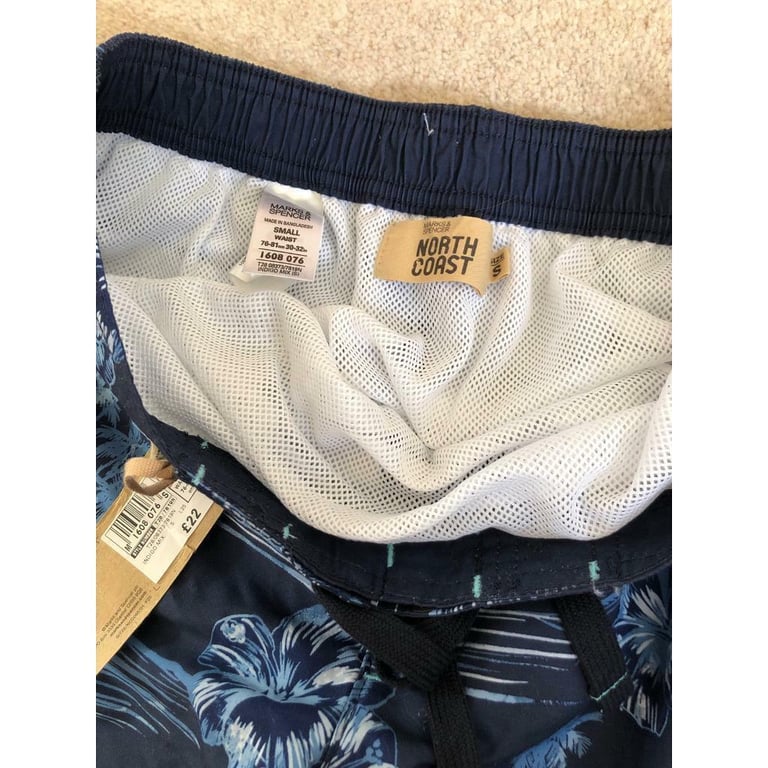 Men’s swim shorts new with tags size small M&S