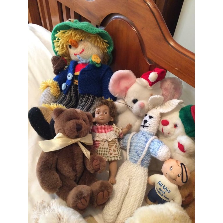 Assorted cuddly toys