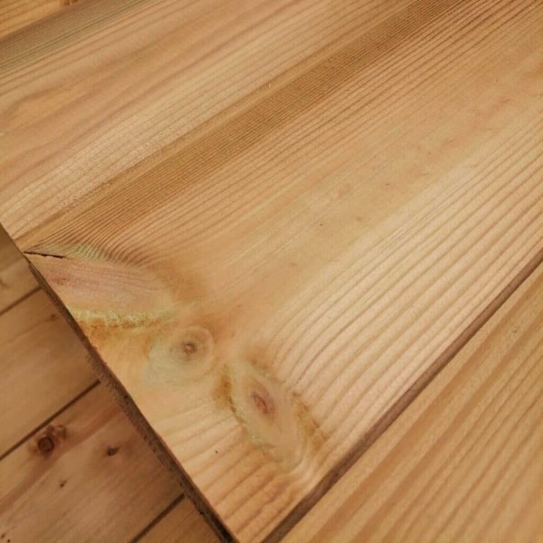 Log Lap Cladding 25mm x 125mm (19 x 110 fin) 4.8m 