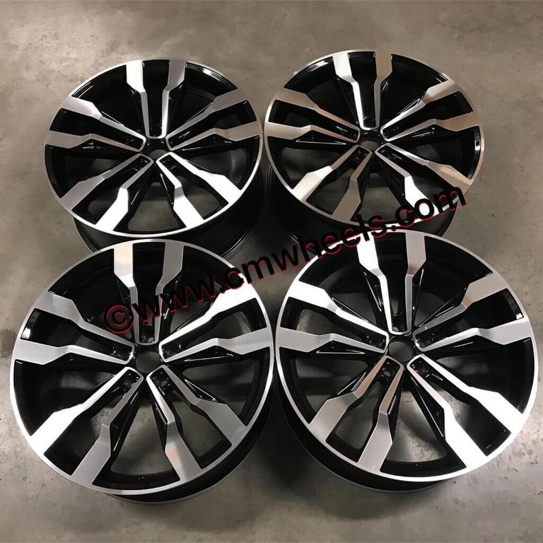 19 20" Inch VW TIGUAN Style Alloy wheels AUDI Q3 T-ROC 5X112 66.6 Passat A4 A6 skoda