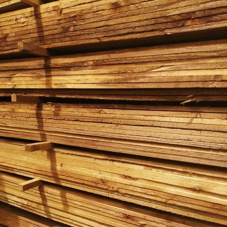 image for Flatboard Fencing 10mm x 125mm x 1.8m. £1.80 ea.