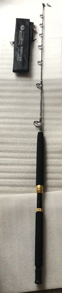 image for New Lineaeffe International Deluxe Rooster Trolling Sea Boat Rod 6ft 8/16lbs