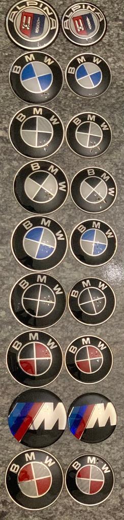 image for Bmw bonnet badge boot badge all designs in stock COLLECT OR POST