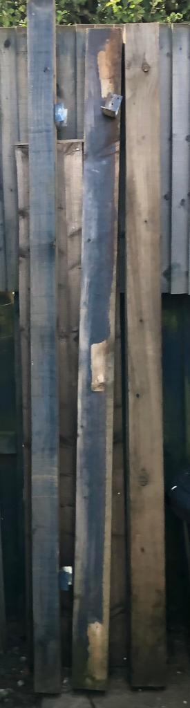 image for Wood fencing post - single post only  