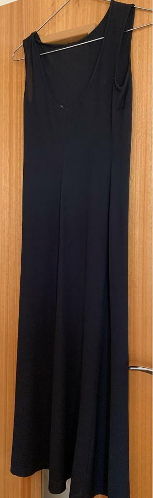 PRINCIPLES BLACK MIDI DRESS - SIZE 10 