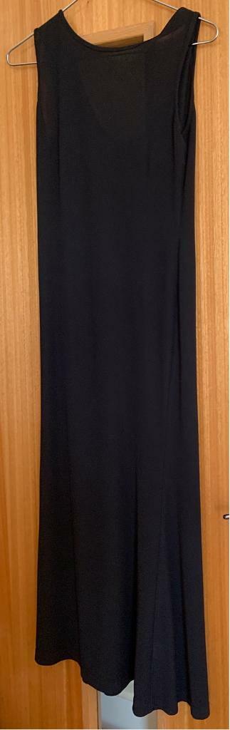 image for PRINCIPLES BLACK MIDI DRESS - SIZE 10 
