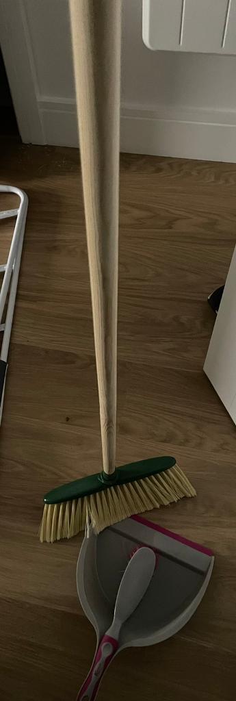 image for Dustpan and Brush Set x 1 and broom x 1