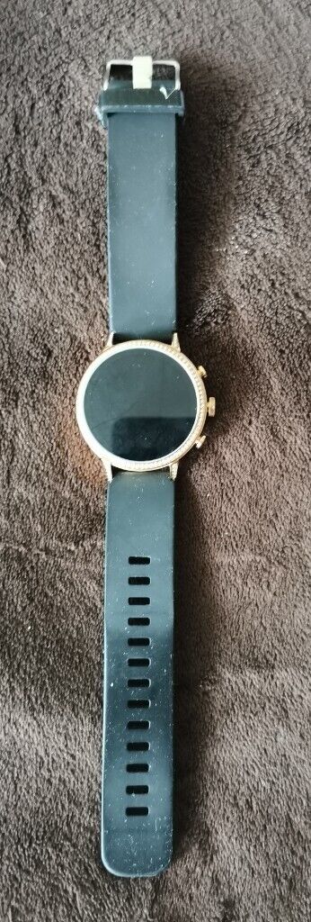 image for Fossil Generation 4 Smartwatch Rose gold,black strap.Powered by OS Goo