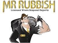 MR TOTAL RUBBISH CLEARANCE SERVICE HOUSE GARAGE GARDEN WASTE REMOVAL DEMOLITION MAN VAN HAMPSHIRE