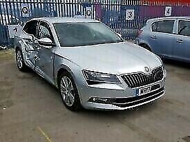 SKODA SUPERB B8 3V 2016-18 BREAKING SPARES AIRBAG LEATHER SEATS ALLOY DOORS AXLE HUBS CORNERS